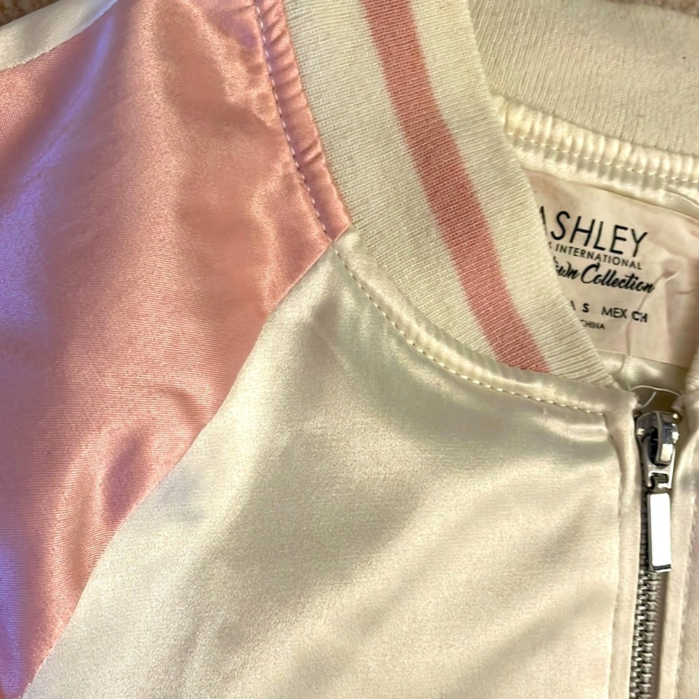 Baby Pink/White Varsity Jacket